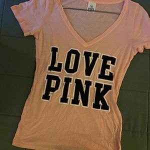 Victoria secret pink v neck top.